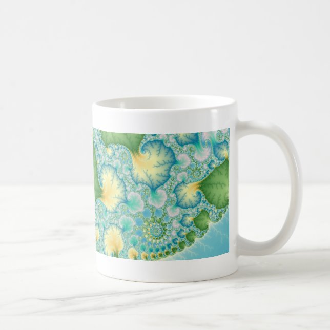 Taza De Café Algae - Fractal (Derecha)
