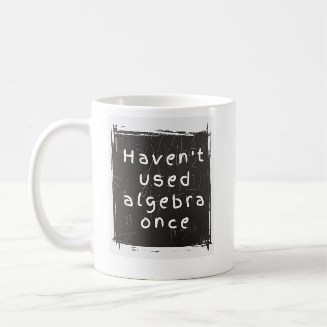 Taza De Café Álgebra divertida (Izquierda)