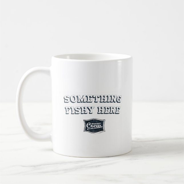 Taza De Café Algo a pescado aquí asalta (Izquierda)