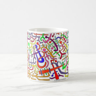 TAZA DE CAFÉ ¡ALGO QUE MIRAR! POR K.M.KELLY.