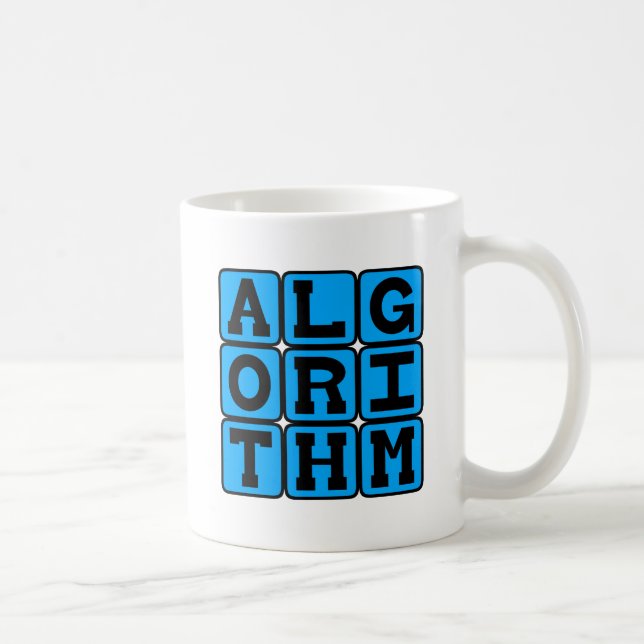 Taza De Café Algoritmo, fórmula matemática (Derecha)