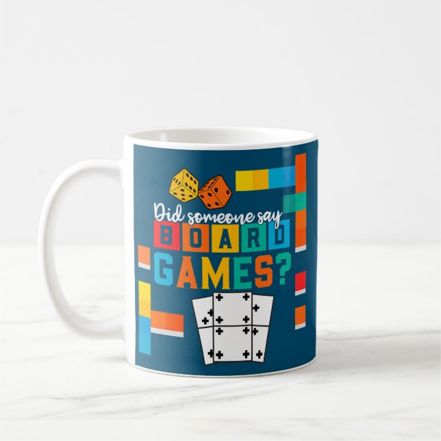 Taza De Café Alguien dijo juegos de mesa divertidos juegos de m (Izquierda)