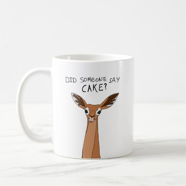 Taza De Café ¿Alguien Dijo Pastel? (Izquierda)