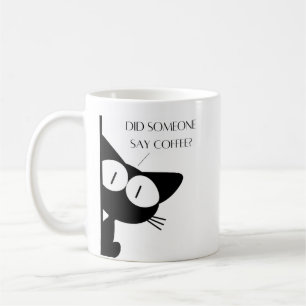 Taza De Café ¿Alguien dijo un gato negro para café?