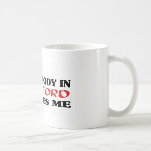 Taza De Café Alguien en Bedford me ama la camiseta