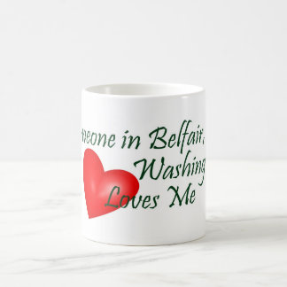 Taza De Café Alguien en Belfair me ama