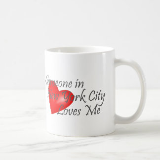 Taza De Café Alguien en New York City me ama