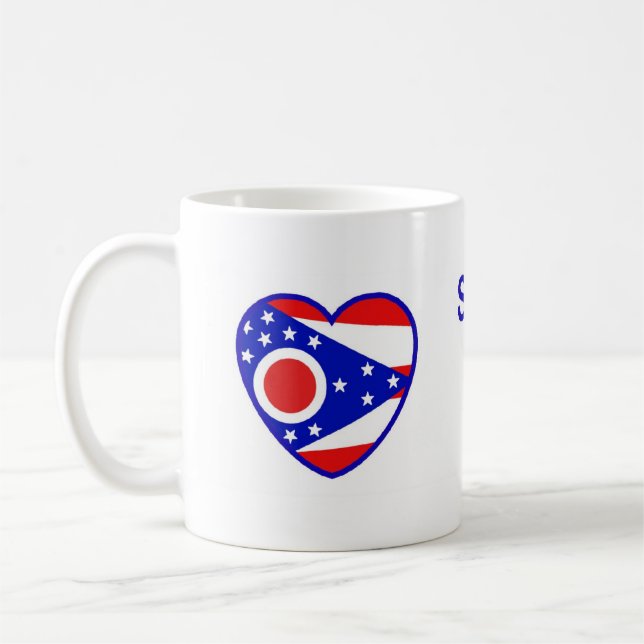 Taza De Café Alguien en Ohio me ama (Izquierda)