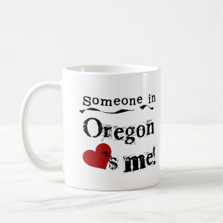 Taza De Café Alguien en Oregon me ama