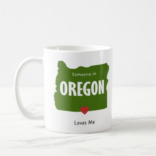 Taza De Café Alguien en Oregón me quiere café y tae