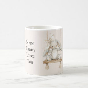 Taza De Café Algun conejo te ama swing