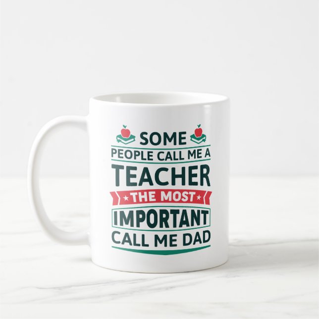 Taza De Café Algunas Personas Me Llaman Profesor (Izquierda)