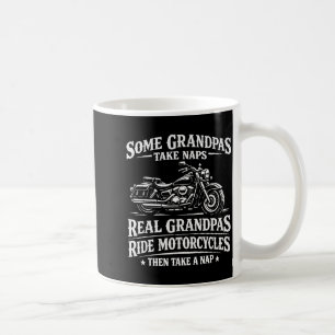 Taza De Café Algunos abuelos duermen siestas montan motocicleta