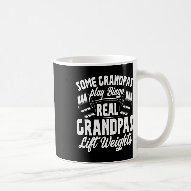 Taza De Café Algunos Abuelos Juegan Bingo Real Grandp Lift Peso (Derecha)