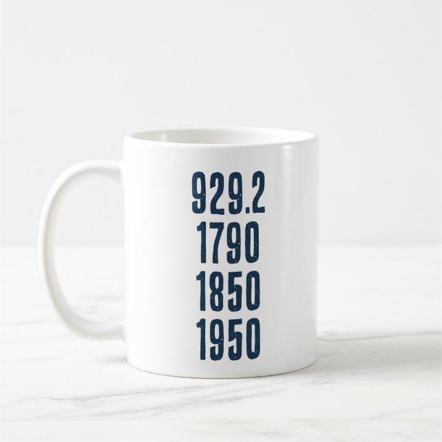 Taza De Café Algunos de mis números favoritos (Izquierda)