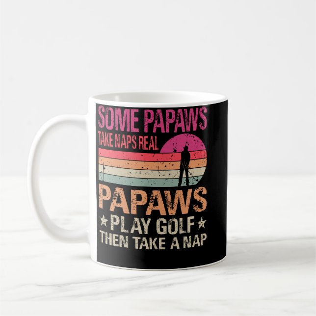 Taza De Café Algunos Papaws Toman Napas Papaws Reales Juegan Go (Izquierda)