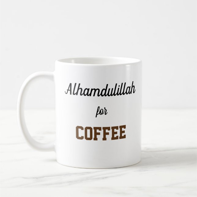 Taza De Café Alhamdulillah para el café (Izquierda)