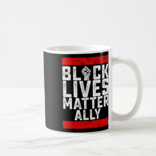 Taza De Café Aliado con problemas de vidas negras