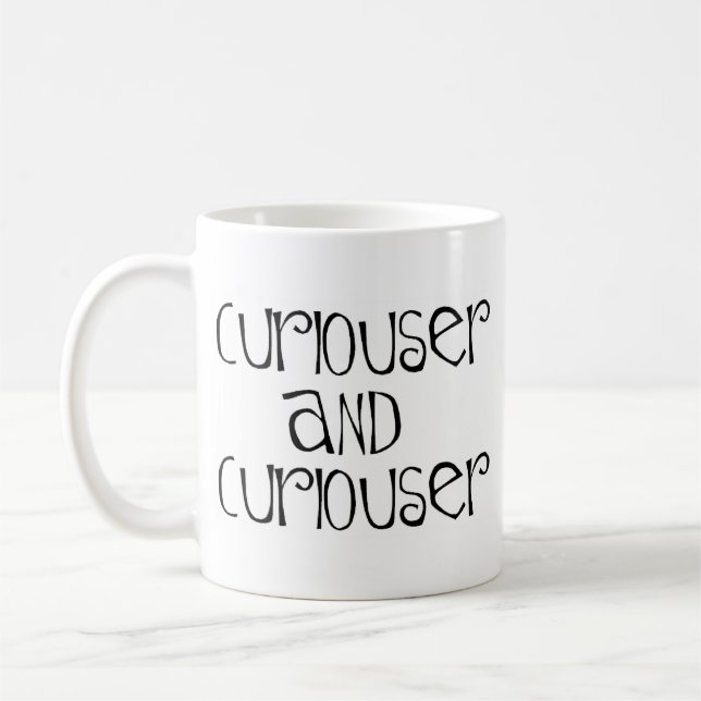 Taza De Café alice curiouser (Izquierda)