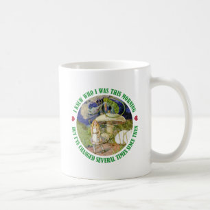 TAZA DE CAFÉ ALICE DICE, SABÍA QUIÉN ERA ESTA MAÑANA