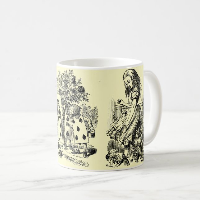 Taza De Café Alice im Wunderland - Alice in Wderland pastel (Anverso derecho)