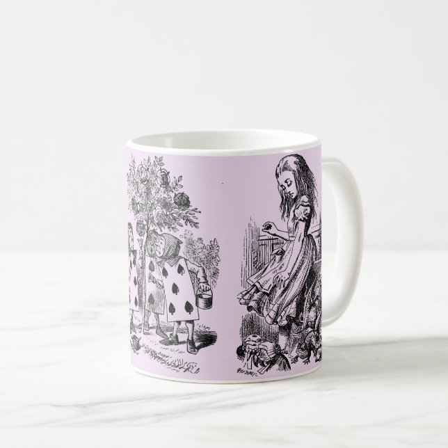 Taza De Café Alice im Wunderland - Alice in Wderland pastel (Anverso derecho)
