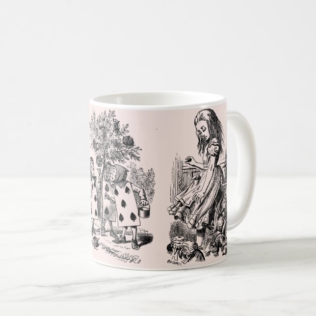 Taza De Café Alice im Wunderland - Alice in Wderland pastel (Anverso derecho)