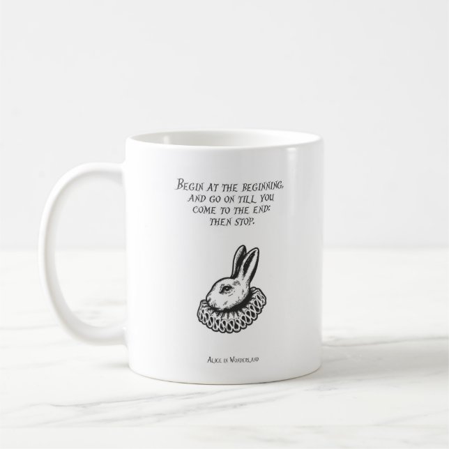 Taza De Café Alice In Wonderland Mug (Izquierda)