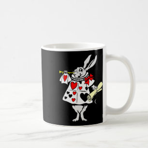 Taza De Café Alice In Wonderland Rabbit Easter Bunny Jugando Mu