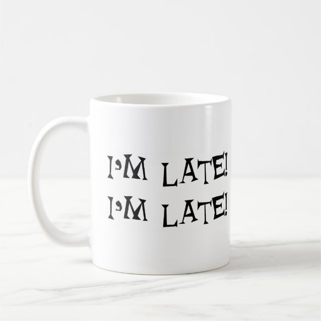 Taza De Café alice me atraso (Izquierda)