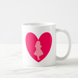 Taza De Café Alicia en amor del país de las maravillas