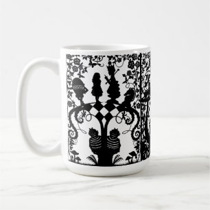 Taza De Café Alicia en el café del país de las maravillas