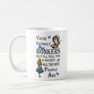 Taza De Café Alicia en el paño de las maravillas