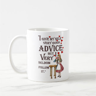 Taza De Café Alicia en el paño de las maravillas
