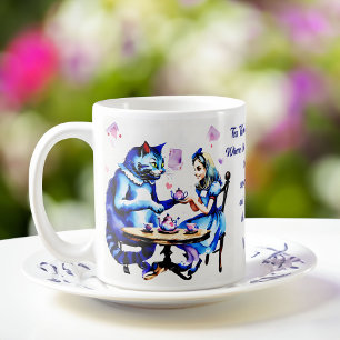 Taza De Café Alicia en los favores de la fiesta con temática de