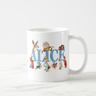Taza De Café Alicia y amigos en el país de las maravillas