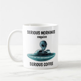 Taza De Café Alien en OVNI