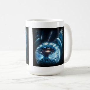 Taza De Café Alien en Space Classic Mug, 15 oz