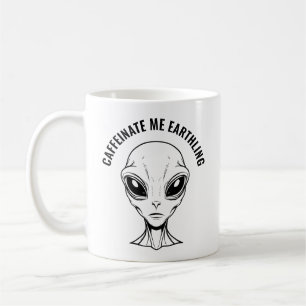 Taza De Café Alien Face