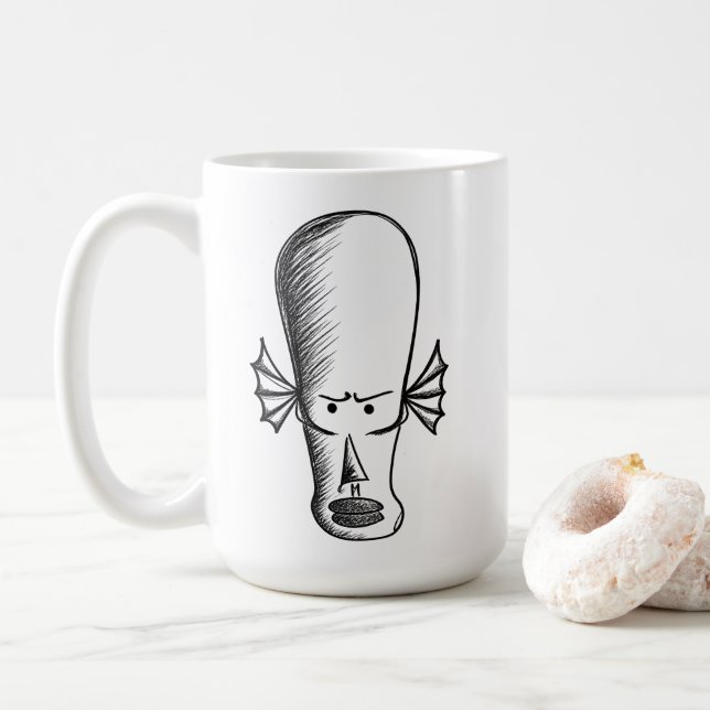 Taza De Café Alien guy (Con donut)