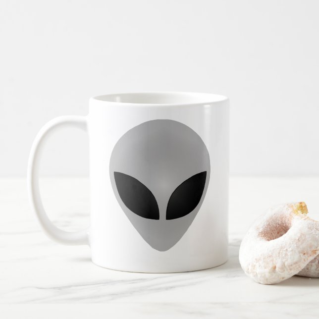 Taza De Café Alien Head (Con donut)