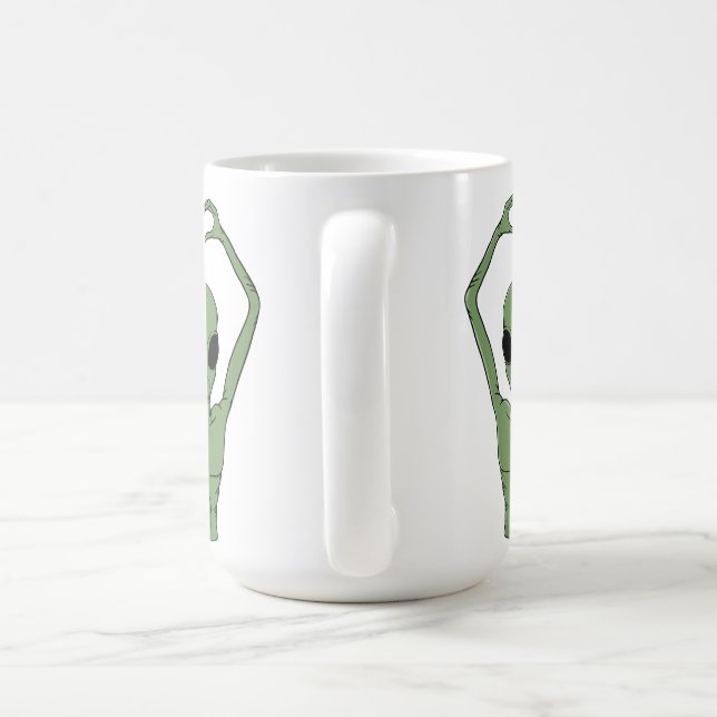 Taza De Café Alien Heart Pose (Mango)