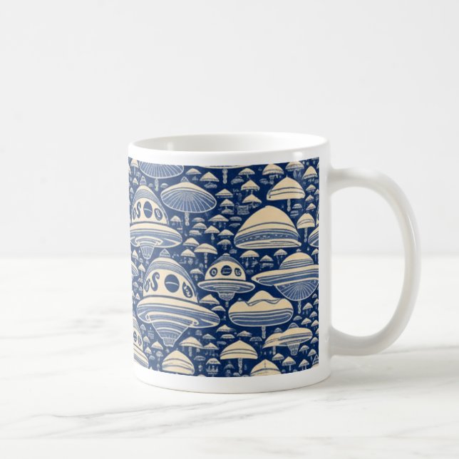 Taza De Café Alien Invasion Mug (Derecha)