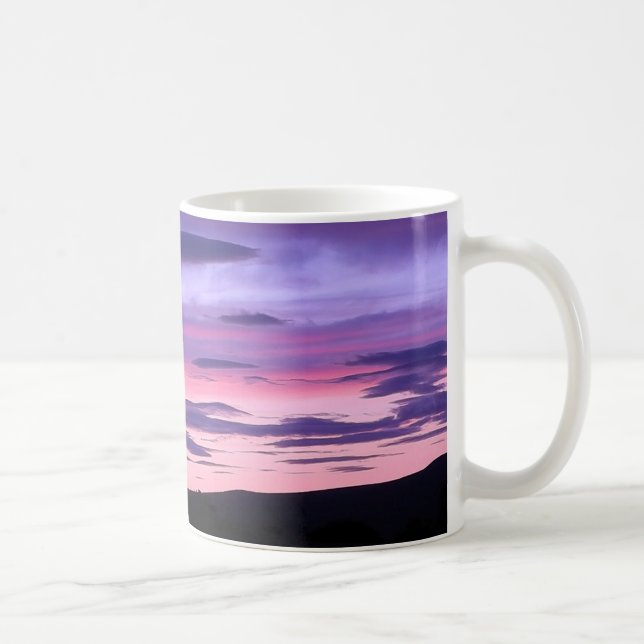 Taza De Café Alien Invasion Sunset Mug (Derecha)
