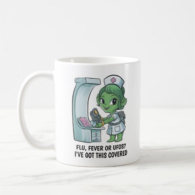Taza De Café Alien Nurse (Izquierda)