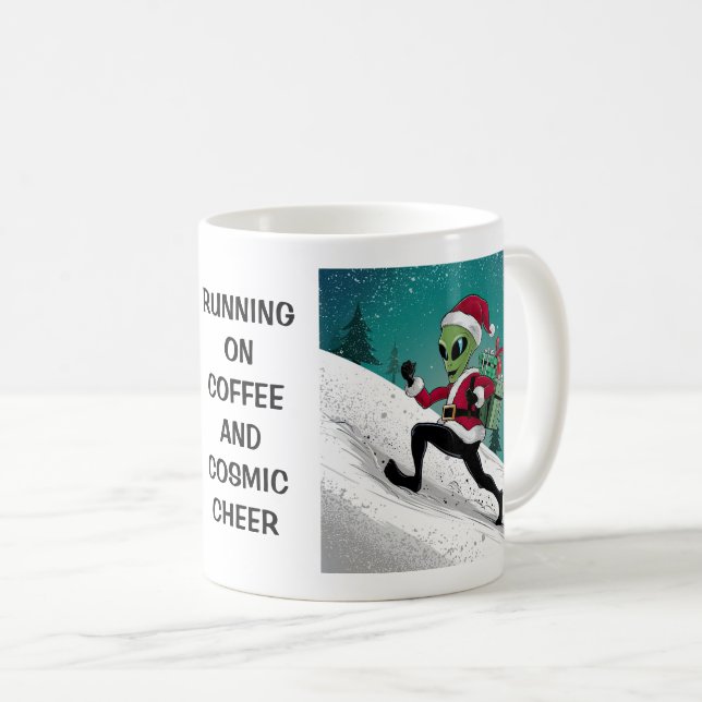 Taza De Café Alien Santa (Anverso derecho)