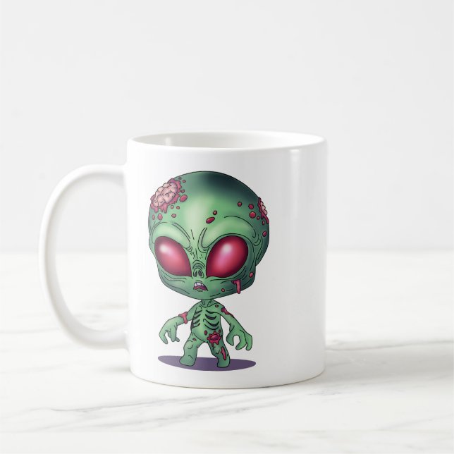 Taza De Café Alien Zombie (Izquierda)