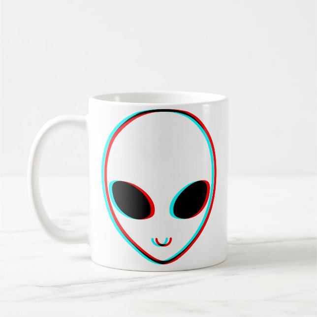 Taza De Café Alienígena Alucinante (Izquierda)