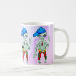 Taza De Café Alienígena Punk