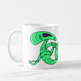 Taza De Café Aliens Entwined (Aliens and Celtic Knot)